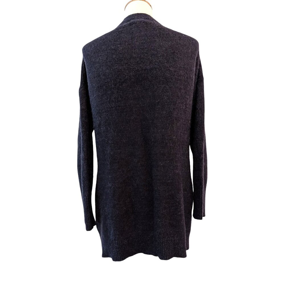 Massimo Dutti Womens Size S Blue Alpaca Wool Cashmere Blend Oversized Cardigan - Picture 3 of 12